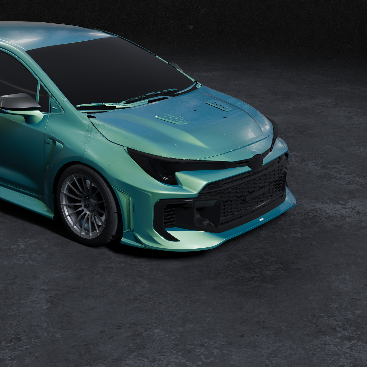 Epsilon+ [25-26 GR COROLLA KOUKI] Front Lip