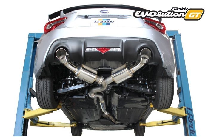GReddy 17 - 22 BRZ / 2022 GR86 Evolution GT Catback Exhaust | 10118301 - JDMuscleCat Back Exhaust SystemGRD10118301