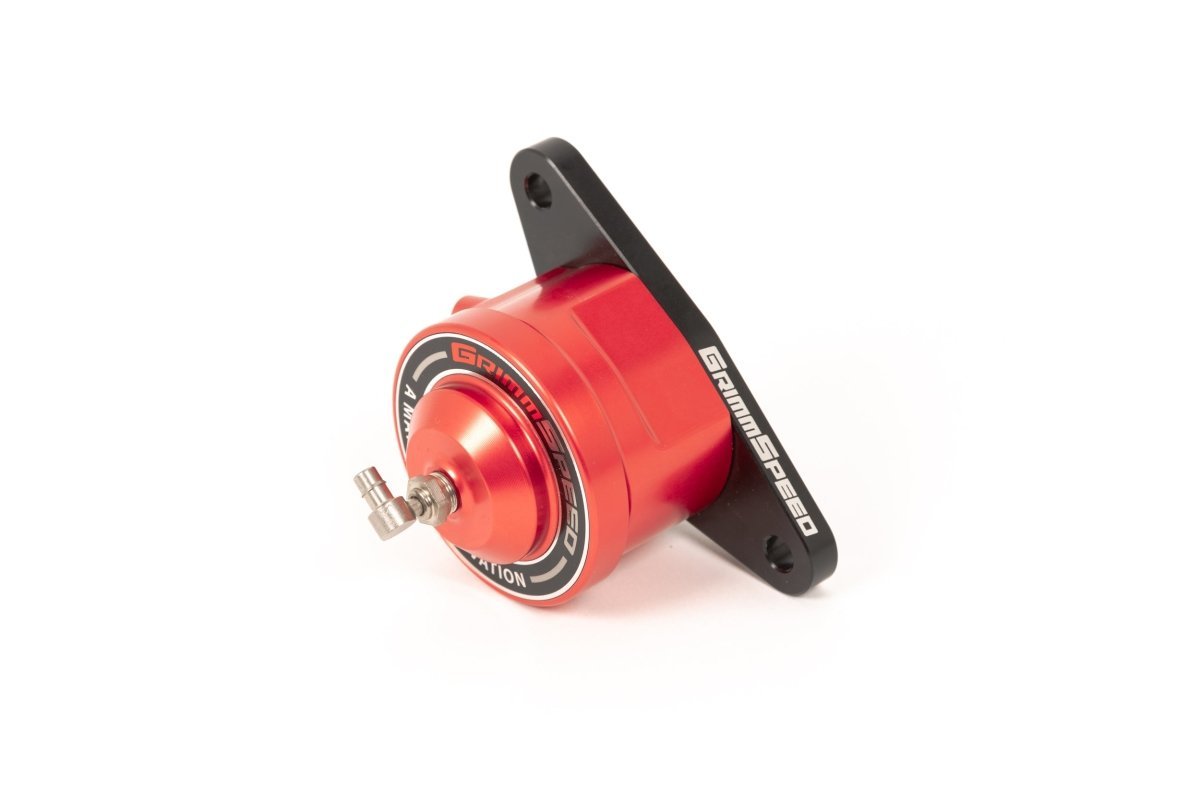 Grimmspeed 04 - 21 STI / 02 - 07 WRX V2 Bypass Valve Red | 126032RED - JDMuscleValvesgrm126032RED