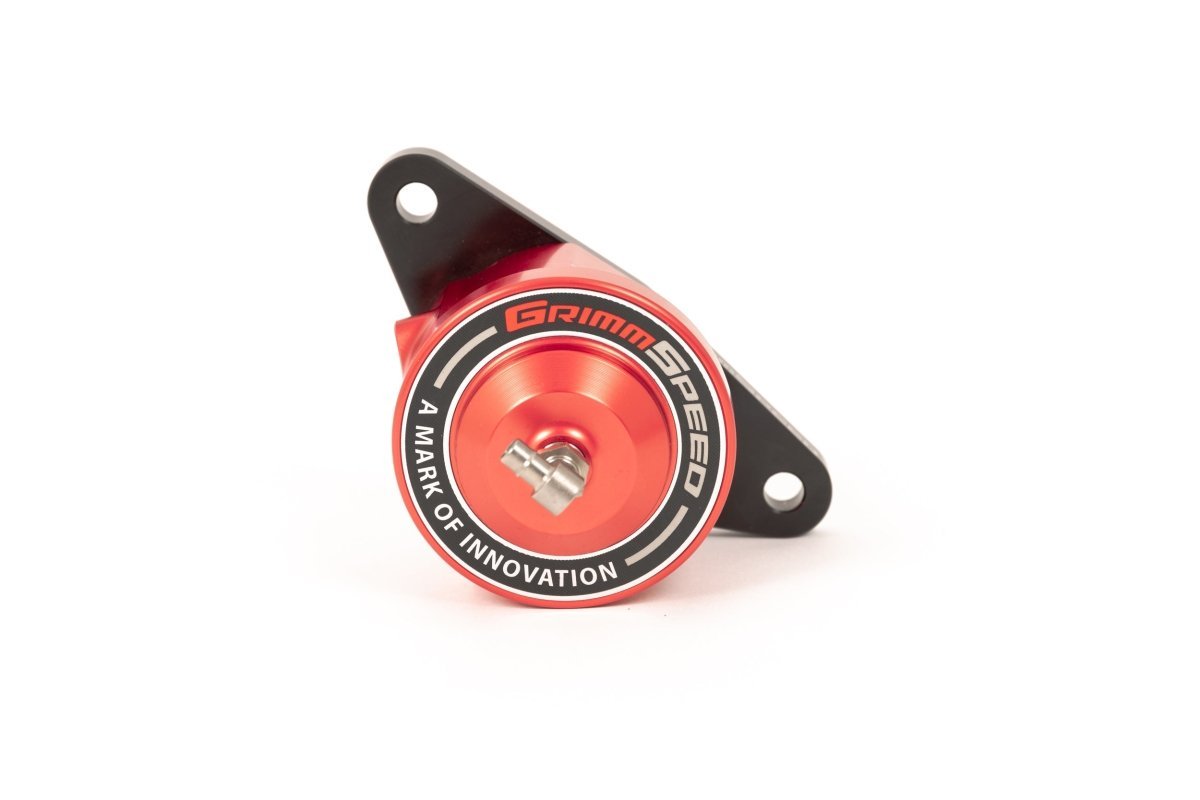 Grimmspeed 04 - 21 STI / 02 - 07 WRX V2 Bypass Valve Red | 126032RED - JDMuscleValvesgrm126032RED