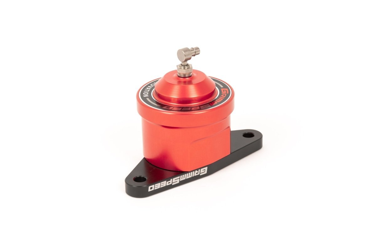 Grimmspeed 04 - 21 STI / 02 - 07 WRX V2 Bypass Valve Red | 126032RED - JDMuscleValvesgrm126032RED