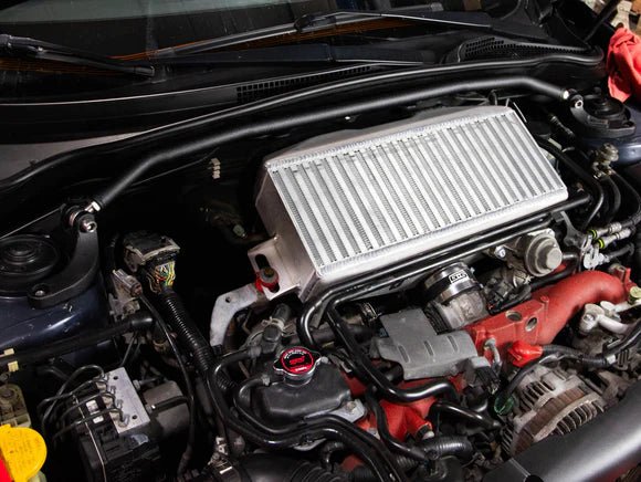 GrimmSpeed [08 - 14 WRX/STI] Strut Bar - Black | 1.1030.1.BLK - JDMuscleStrut Tower Barsgrm1.1030.1.BLK