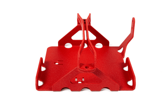 Grimmspeed [08-21 WRX/STI] Lightweight Battery Mount Kit Red | grm121034 - JDMuscleBattery Tie Downs and Traysgrm121034