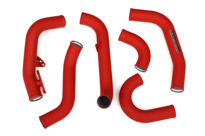 GrimmSpeed 15 - 21 STI Front Mount Intercooler Kit - Silver Core with Red Piping | 090236 - JDMuscleIntercoolersgrm090236