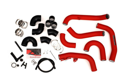 GrimmSpeed 15 - 21 STI Front Mount Intercooler Kit - Silver Core with Red Piping | 090236 - JDMuscleIntercoolersgrm090236