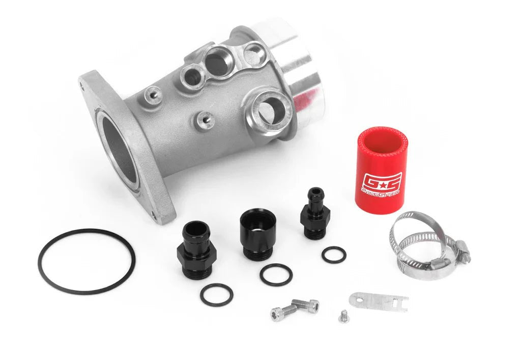 GrimmSpeed [15 - 21 WRX] V2 Cast Aluminum Turbo Inlet | grm125034 - JDMuscleTurbo Inlet Hoses and Pipesgrm125034