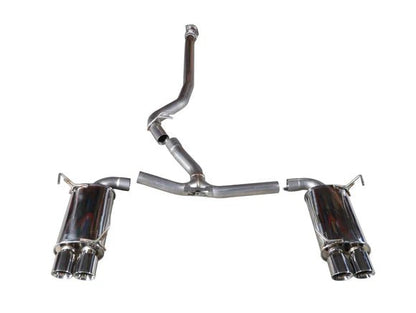 GrimmSpeed [15–21 WRX/STI] “Gentleman’s Exhaust” V2 Catback System – Non-Resonated - JDMuscleCat Back Exhaust SystemGRM.1025.1.0