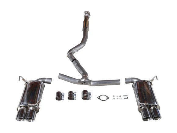 GrimmSpeed [15–21 WRX/STI] “Gentleman’s Exhaust” V2 Catback System – Resonated - JDMuscleCat Back Exhaust SystemGRM.1025.2.0