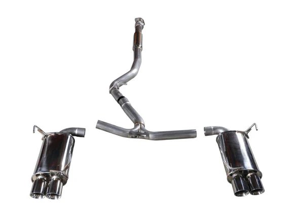 GrimmSpeed [15–21 WRX/STI] “Gentleman’s Exhaust” V2 Catback System – Resonated - JDMuscleCat Back Exhaust SystemGRM.1025.2.0