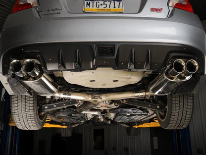 GrimmSpeed [15–21 WRX/STI] “Gentleman’s Exhaust” V2 Catback System – Resonated - JDMuscleCat Back Exhaust SystemGRM.1025.2.0