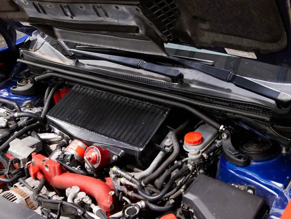 GrimmSpeed [15 - 21 WRX/STI] Strut Bar - Black | 1.1029.1.BLK - JDMuscleStrut Tower Barsgrm1.1029.1.BLK