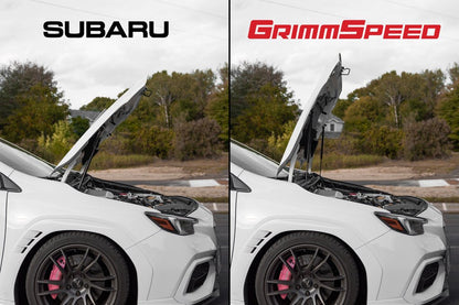 GrimmSpeed [15 - 25 WRX/ 15 - 21 STI] High Lift Hood Struts | 113072 - JDMuscleStruts And Shocksgrm113072