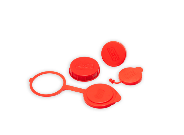 GrimmSpeed 2013+ Subaru BRZ / 2022+ WRX Engine Bay Dress - Up Caps - Red - JDMuscleSPKgrm113121RED