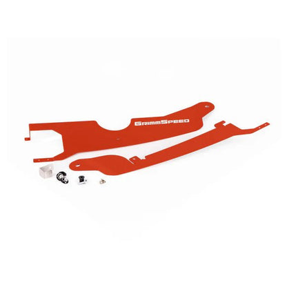 GrimmSpeed [22 - 26 WRX] Radiator Shroud - Red | 113090RED - JDMuscleRadiator Shroudsgrm113090RED