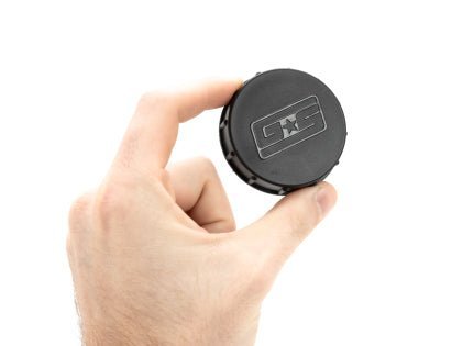 Grimmspeed Black Reservoir Cap Set Most Subaru Models | 120069 - JDMuscleDress Up Capsgrm120069