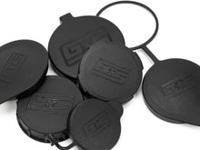 Grimmspeed Black Reservoir Cap Set Most Subaru Models | 120069 - JDMuscleDress Up Capsgrm120069