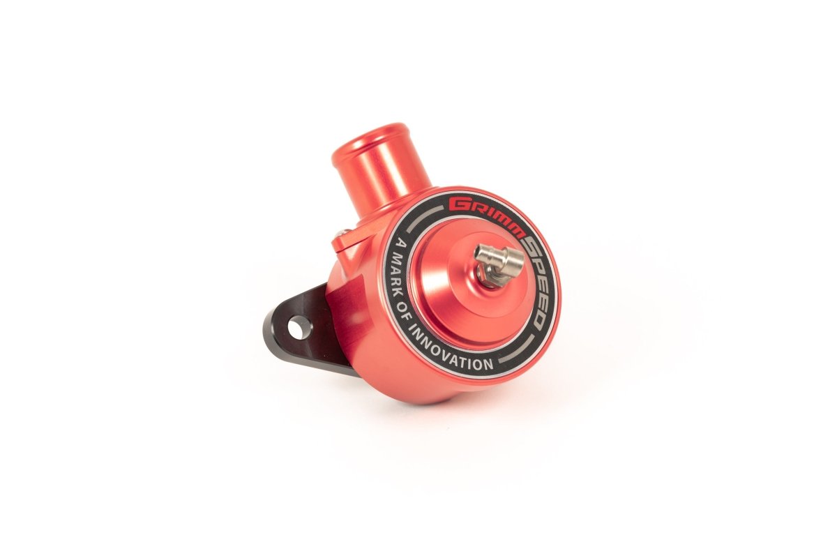 Grimmspeed V2 Bypass Valve Red 2008 - 2014 WRX / 05 - 09 LGT | 126034RED - JDMuscleValvesgrm126034RED