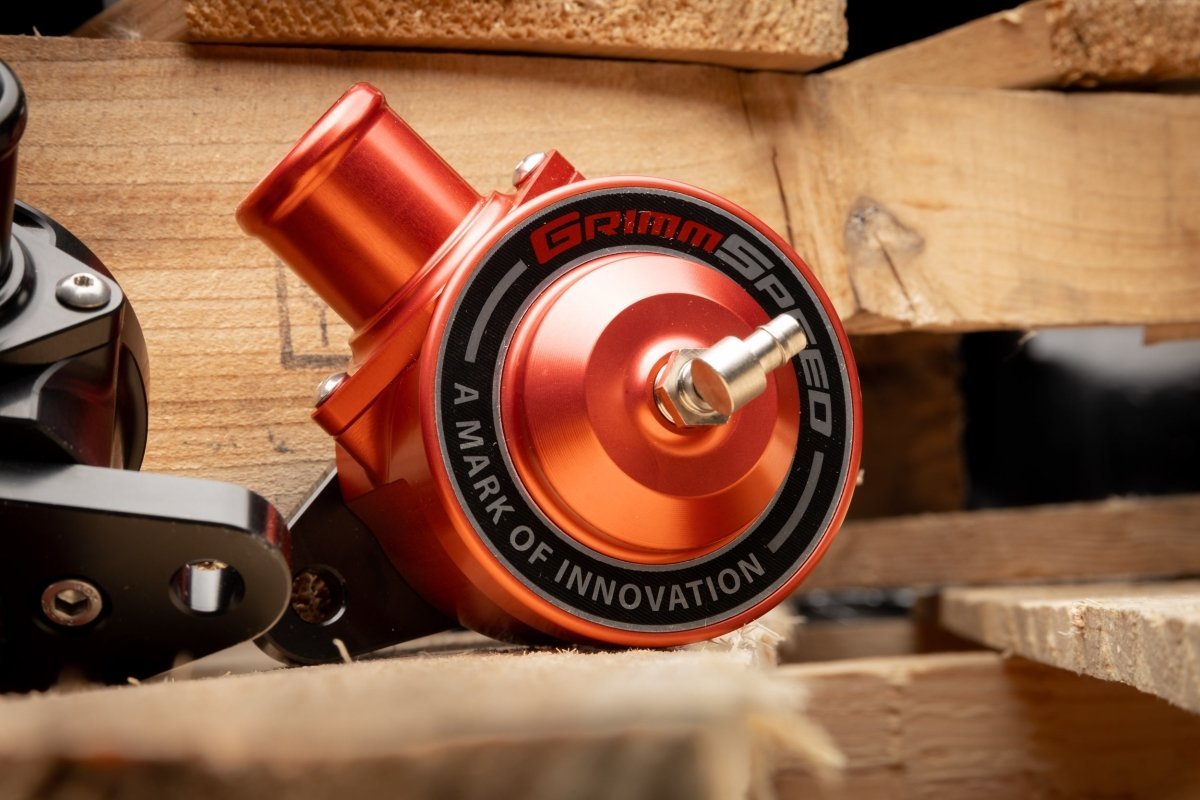 Grimmspeed V2 Bypass Valve Red 2008 - 2014 WRX / 05 - 09 LGT | 126034RED - JDMuscleValvesgrm126034RED