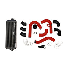 GrimmSpeed 15-21 WRX Front Mount Intercooler Kit - Black Core with Red Piping | 090255