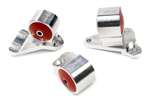 Innovative Mounts [92-00 Civic] B-Series 2-Bolt Engine Post Mount - Black Steel Billet