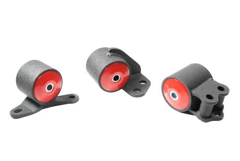 Innovative Mounts [92-95 Civic] B/D-Series Steel Motor Mounts with 60A Bushings, 2-Bolt - Black