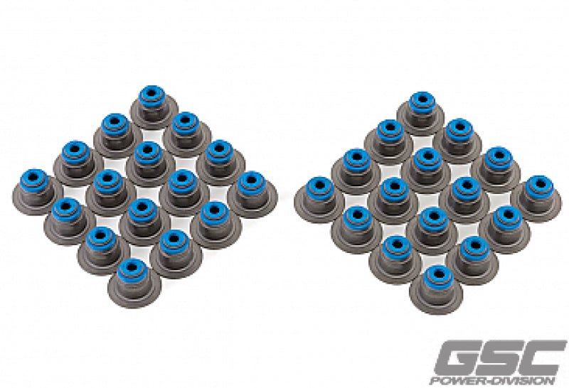 GSC Power Division Ford Mustang 5.0L Gen 3 Coyote Valve Stem Seal with Integrated Spring Seat – Set of 32 | gsc1102 - JDMuscleSPK570564
