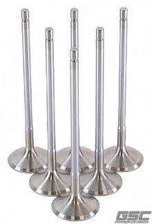 GSC Power Division Toyota G16E - GTS 32mm Chrome Polished Exhaust Valve Set of 6 | gsc2195 - 6 - JDMuscleSPK837128