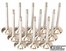 GSC Power Division VR38DETT Exhaust Valve Set - 12 Pieces, 33.15mm Head +1mm Oversized, 91.95mm Length, 6.6mm Stem | gsc2057 - 12 - JDMuscleSPK679644