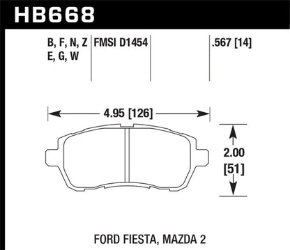 Hawk Performance DTC - 70 Front Brake Pads for 2015 - 2016 Cadillac ATS, CTS and Chevrolet Corvette | hawkHB910U.590 - JDMuscleSPK311813
