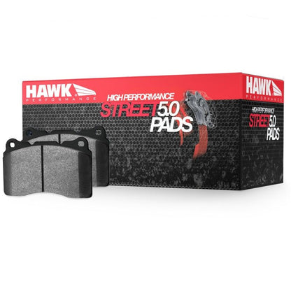 Hawk Performance HPS 5.0 Front Brake Pads for Chevrolet Corvette (2010 - 2013) - High Friction Street Disc Brake Pads | hawkHB531B.570 - JDMuscleSPK4326750
