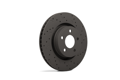 Hawk Performance Talon 320mm Rear Drilled and Slotted Brake Rotor for 2015 - 2016 Ford Mustang | hawkHTC5385 - JDMuscleSPK185858