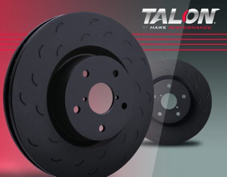 Hawk Talon 10 - 18 4Runner/ 10 - 18 Lexus GX460 Premium Slotted - Only Front Brake Rotor Set | HTS5045 - JDMuscleBrake RotorshawkHTS5045