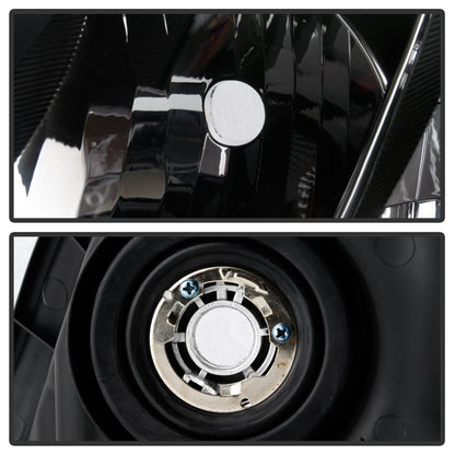 Spyder [12-15 Honda Civic] Black Halogen Headlights
