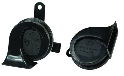 Hella 12V Twin Trumpet Horn Kit with Bracket - Toyota - JDMuscleHornshella012010901