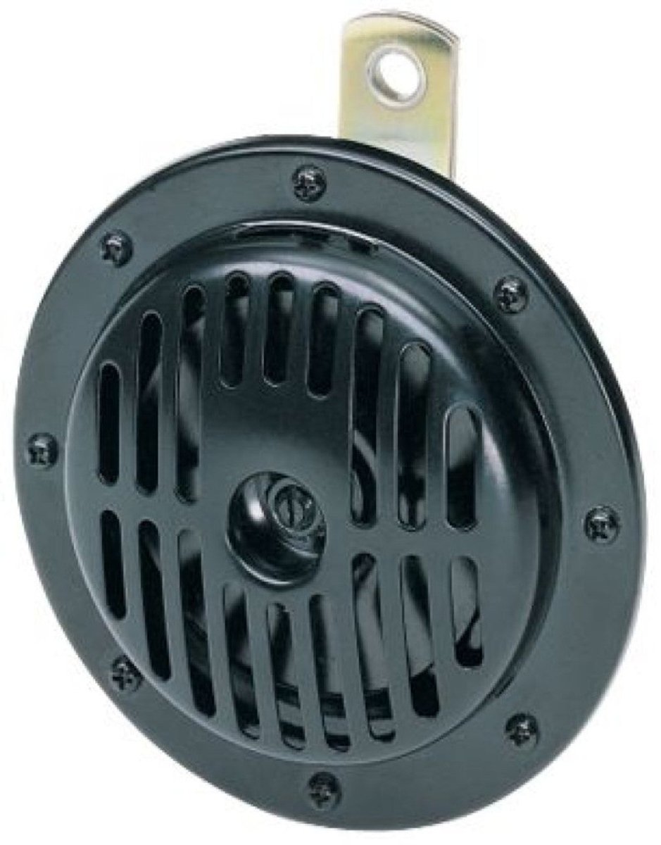 Hella Supertone High - Tone Horns - Black | 004811011 - JDMuscleHornshella004811011