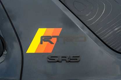 Heritage RTRD Fender Decals (Pair) fits all Toyota Vehicles - JDMuscleExterior - Vinyl254RUNNERLG-TRD-M8" Wide