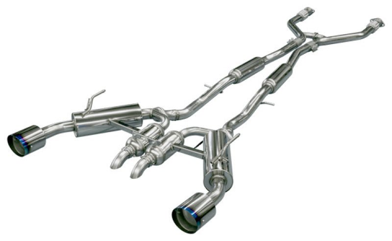 HKS [14-18 Q50 Hybrid] Hi-Power Cat-Back Exhaust - Titanium Tips, VQ37 - JDMuscleCat Back Exhaust Systemhks32009-KN001