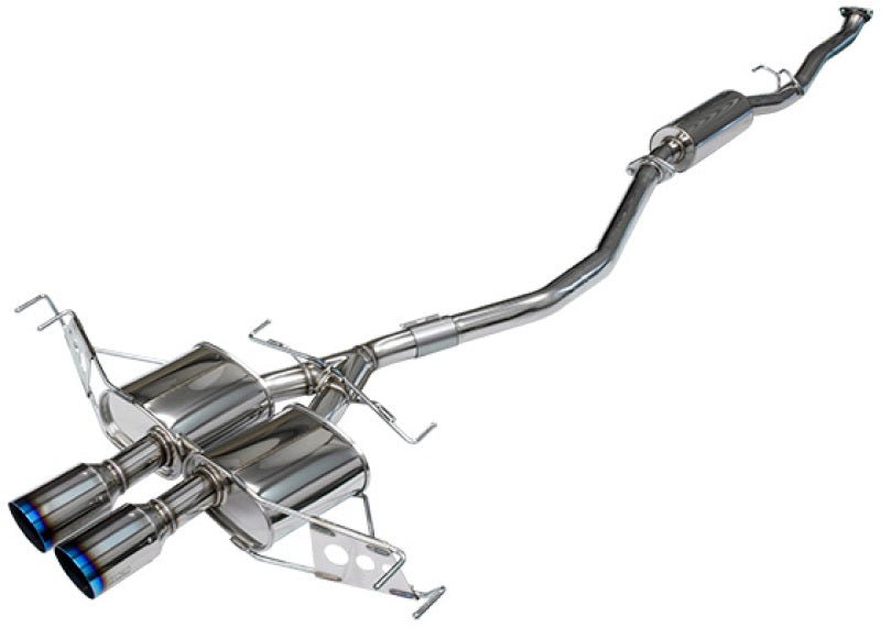 HKS [16-21 Civic Hatchback FK7] LEGAMAX Premium Exhaust - Polished Finish - JDMuscleCat Back Exhaust Systemhks31021-AH004
