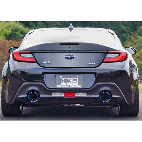HKS 2022 BRZ/GR86 Legamax Premium Axle Back Exhaust w/ Burnt