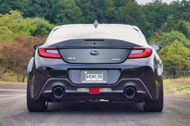HKS 2022 BRZ/GR86 Legamax Premium Axle Back Exhaust w/ Burnt Stainless Steel Tips | 32018 - AF018 - JDMuscleCat Back Exhaust Systemhks32018-AF018