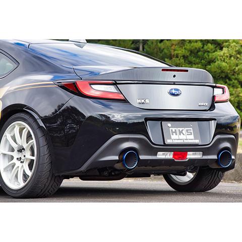 HKS 2022 BRZ/GR86 Legamax Premium Axle Back Exhaust w/ Burnt