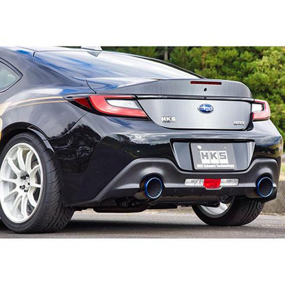 HKS 2022 BRZ/GR86 Legamax Premium Axle Back Exhaust w/ Burnt Stainless Steel Tips - JDMuscleCat Back Exhaust Systemhks32018-AF018