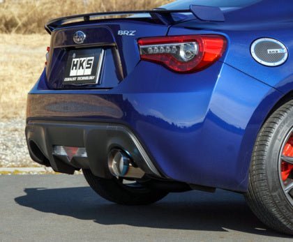 HKS [22+ BRZ/GR86, 13+ BRZ/FRS/86] Hi - Power Single Exit Version 2 Racing Catback w/ Burnt Tip - JDMuscleCat Back Exhaust SystemHKS32016-BT003