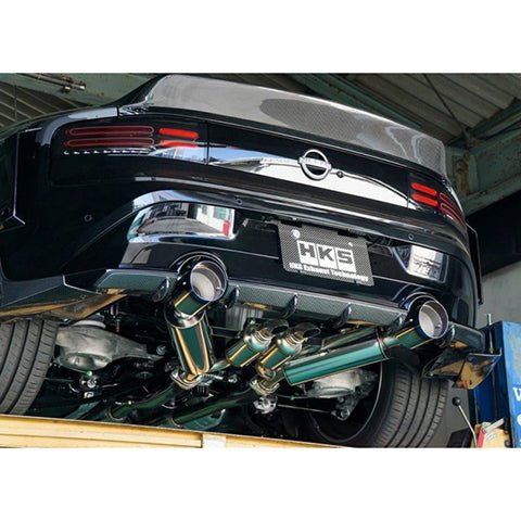 HKS 23 - 24 Nissan Z RZ34 VR30DDTT Dual Hi - Power Titanium Tip Catback Exhaust | 31014 - KN002 - JDMuscleCat Back Exhaust Systemhks31014-KN002