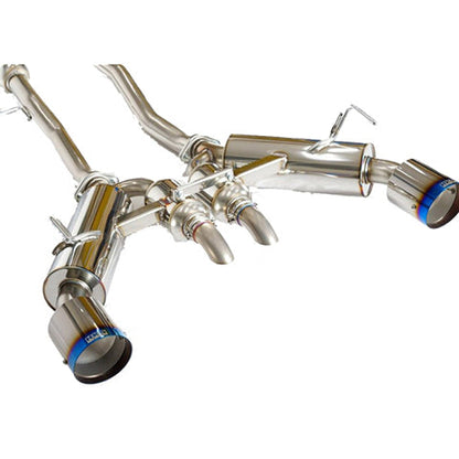 HKS 23-24 Nissan Z RZ34 VR30DDTT Dual Hi-Power Titanium Tip Catback Exhaust | 31014-KN002