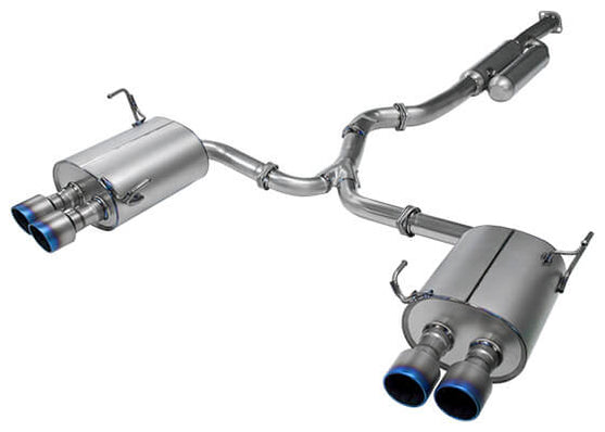 HKS [15-21 WRX/STI] Super Turbo Twin Tail Titanium Tip Catback