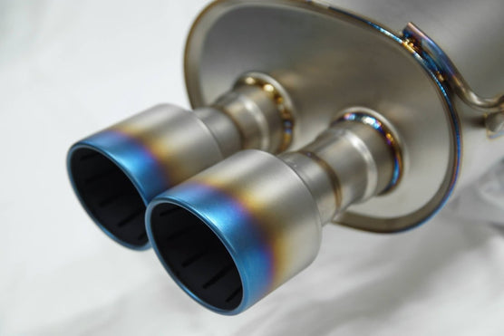 HKS [15-21 WRX/STI] Super Turbo Twin Tail Titanium Tip Catback