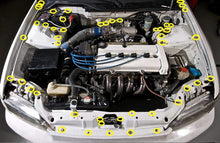 Honda Civic EG (1992 - 1995) Titanium Full Engine Bay Kit - JDMuscleHardware KitsHON-020-Ti-PRPPurple