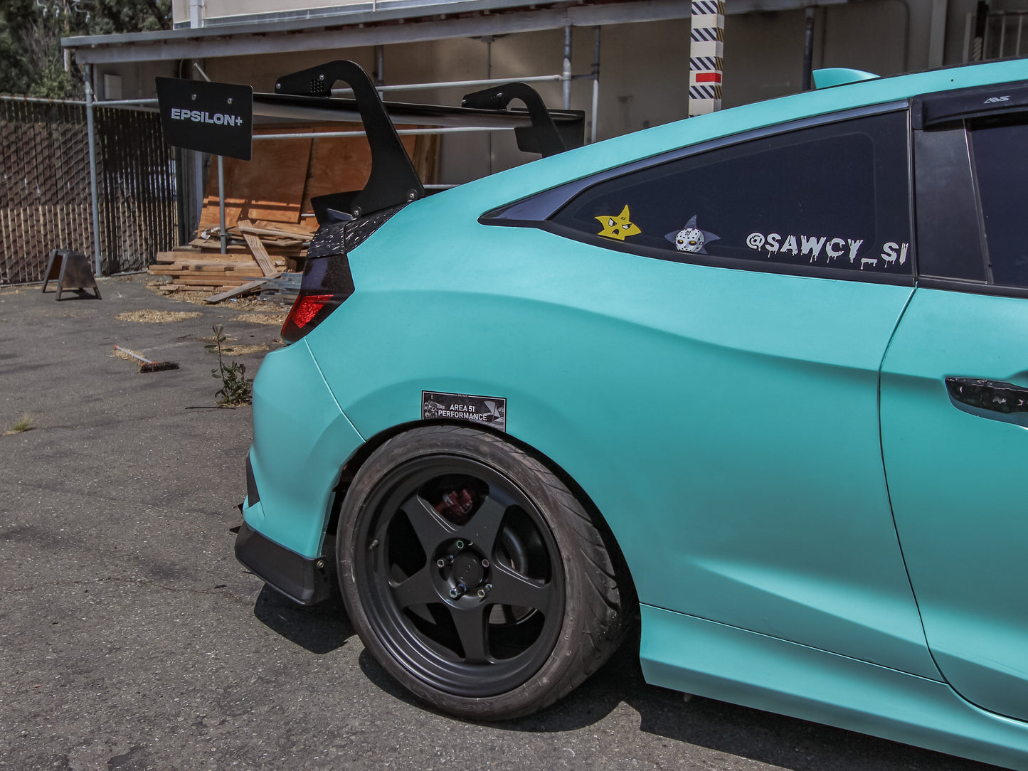 Epsilon+ [17-21 Civic Si Coupe FC3] GT Wing