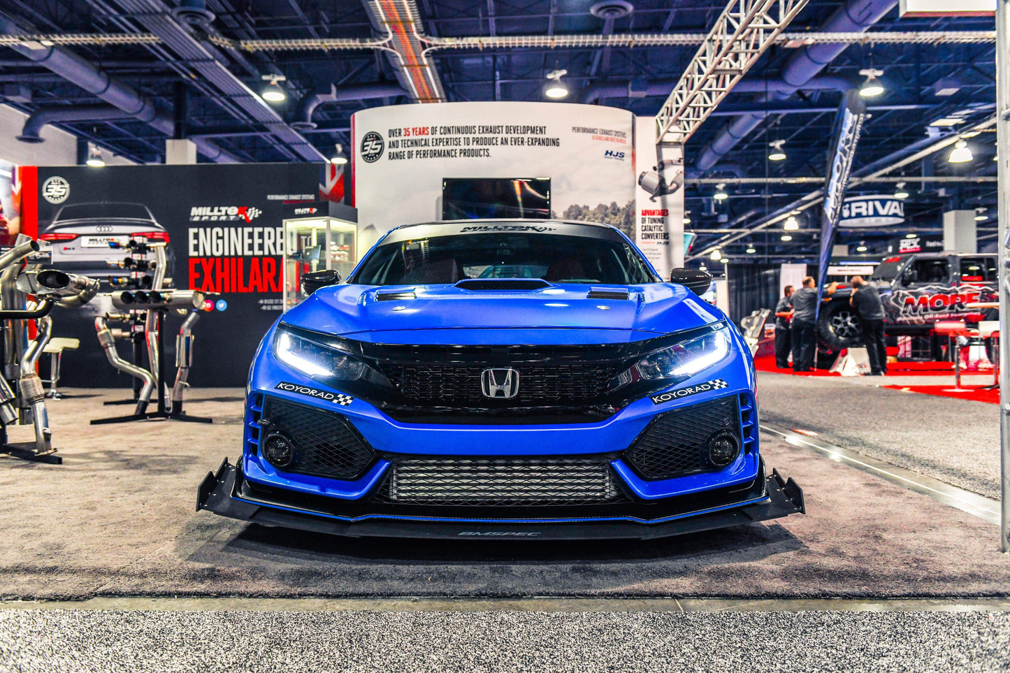 Epsilon+ [17-21 Civic Type R FK8] Front Splitter